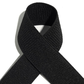 Alusvaatekuminauha 30mm, musta 