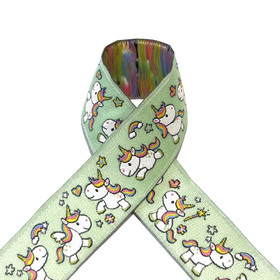 Prym: Kudottu nauha, Yksisarvinen, minttu 20mm