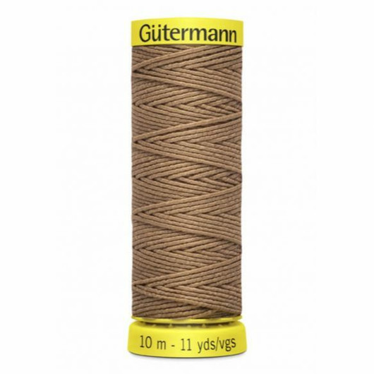 Gütermann Elastic - kuminauhalanka, beige 1028