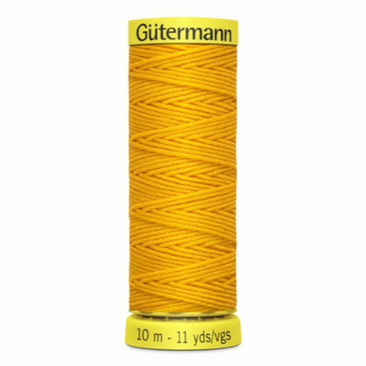 Gütermann Elastic - kuminauhalanka, keltainen 4009
