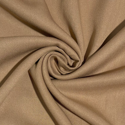 Viskoosi twill: Tumma beige