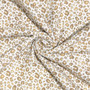 Double gauze: Leopard, valkoinen - ruskea - beige