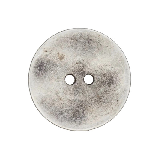 Prym: Aaltoileva metallinappi 28mm, antiikkihopea