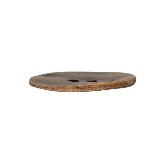 Prym: Aaltoileva metallinappi 18mm, antiikkipronssi
