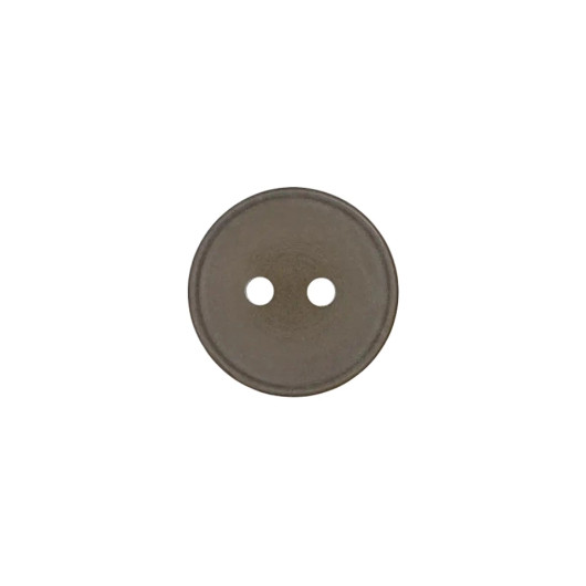 Prym: Tummanharmaa polyesterinappi 18mm