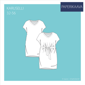 Jujuna, kaavapaketti: Karuselli-mekko 32-56
