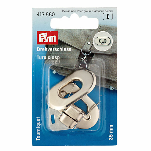 Prym: Laukkulukko, hopea 35x20m