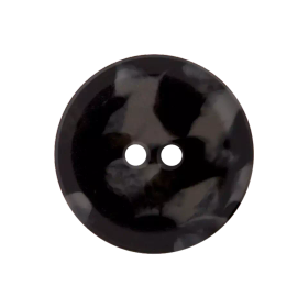 Prym: Musta-harmaa kuviollinen polyesterinappi 25mm