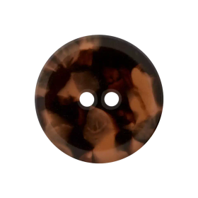 Prym: Ruskea-beige kuviollinen polyesterinappi 25mm