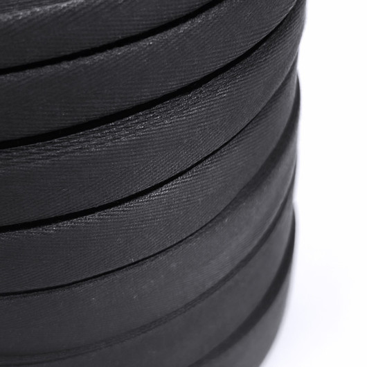 Puuvillanauha / kalanruotonauha 10-40mm / 1m, musta
