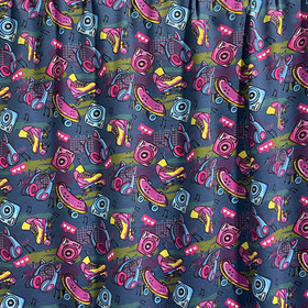 Digitrikoo: Skeittilaudat ja rullaluistimet, jeans - pinkki -vihreä