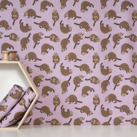 Mereen: Luomupuuvillatrikoo Majava, lila