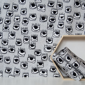 Mereen: Luomupuuvillatrikoo Katseet, harmaa