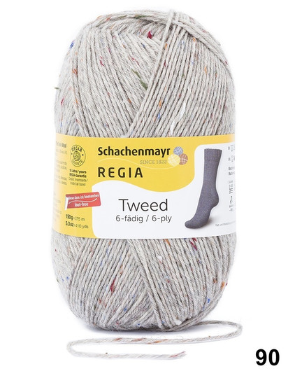 Schachenmayr: Regia Tweed 6ply sukkalanka 150g