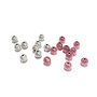 Heijastava helmi 8mm, 30kpl, hopea ja roosa