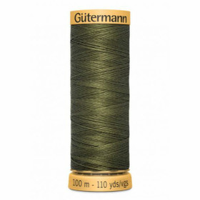 Gütermann: 100% puuvillalanka 100m: Armeijanvihreä 424