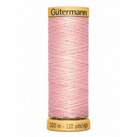 Gütermann: 100% puuvillalanka 100m: Vaaleanpunainen 2538