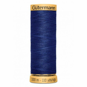 Gütermann: 100% puuvillalanka 100m: Tummansininen 5123