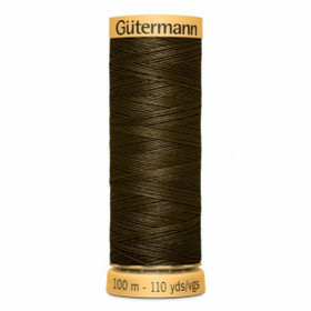 Gütermann: 100% puuvillalanka 100m: Tummanruskea 2960