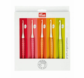 Prym: Ergonominen virkkuukoukkusetti 3.5-6.0mm