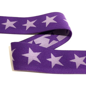 Bokserikuminauha 40mm tähti: violetti
