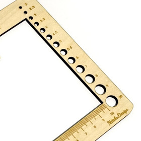 Miisku Design: Iso mallitilkkumitta + puikkomitta