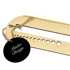 Miisku Design: Ohjeviivain + puikkomitta