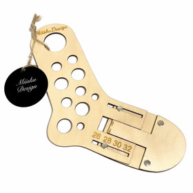 Miisku Design: Säädettävä sukkaplokki, lastenkoot 26-32