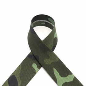 Puuvillavinonauha 18mm / 1m, camo vihreä