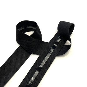 Pehmokuminauha silikonilla 25mm / 1m, musta ja valkoinen 