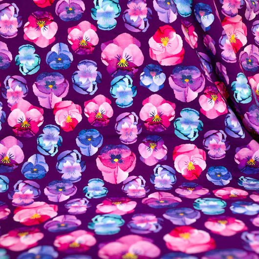 Utuliini: Orvokki violetti luomujoustocollege