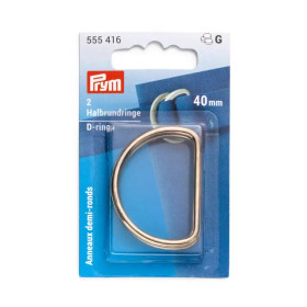 Prym: D-rengas 40mm / 2kpl, kulta