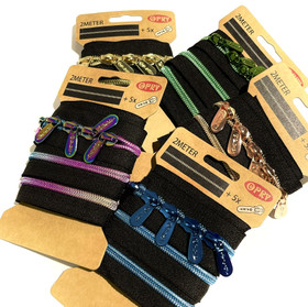 Opry: Metrivetoketju metallinhohto 2m + 5 vedintä asennettuna, useita värejä