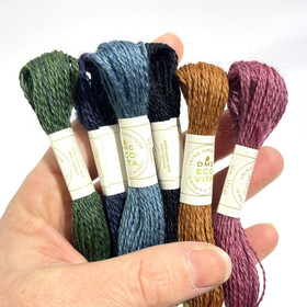 DMC: Eco Vita Naturally Dyed Organic Wool -kirjontalanka 6x16m, sininen - vihreä - kanerva