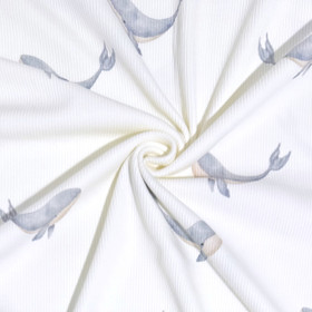 Ribbitrikoo: Valaat, luonnonvalkoinen -  jeans