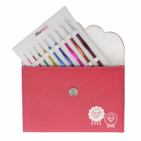 KnitPro: Zing virkkauskoukkusetti 15cm 2,0-6,0mm