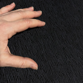 Puuvilla: Minipilkut, musta - harmaa