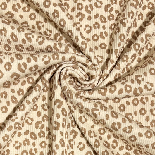 Ribbitrikoo: Leopard, beige - ruskea