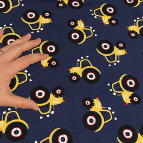 Digitrikoo: Traktorit, tummansininen - keltainen