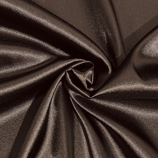 Joustava satiini: Tummanruskea