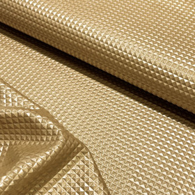 Keinonahka kohokuvioitu: Kulta