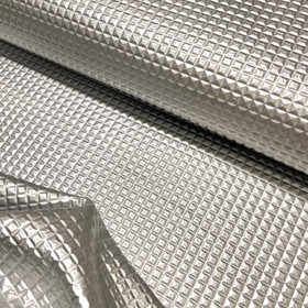 Keinonahka kohokuvioitu: Hopea