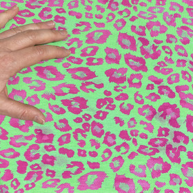 Digitrikoo: Leopard, minttu - pinkki