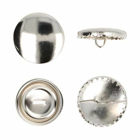 Milward: Päällystettävä nappi 11-38mm, metalli