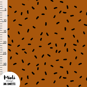 Mieli Design: INK CONFETTI cognac, ribbitrikoo