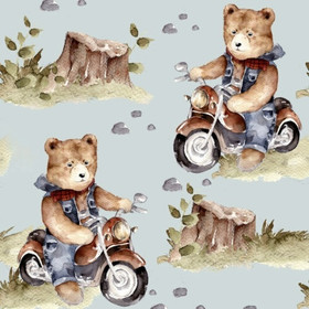 Hento Style: Puuvillatrikoo, Ajelulla, sininen