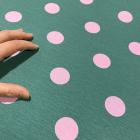 Digijoustocollege: Big dots, vihreä - vaaleanpunainen