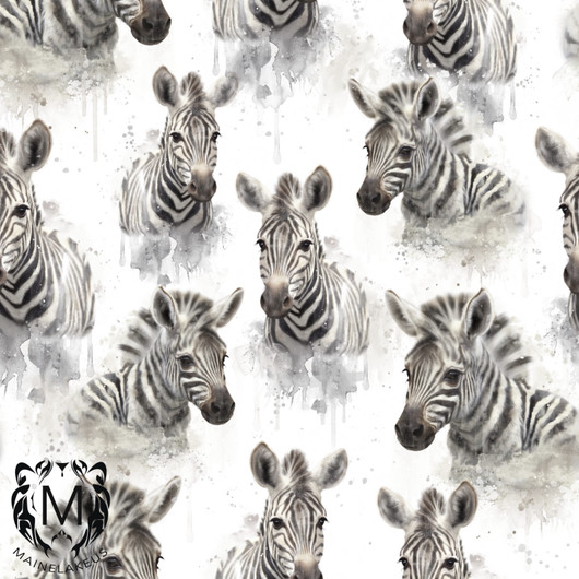 Mainelakeus: Luomupuuvillatrikoo Zebra
