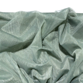 Pehmoinen glitteritylli, vanha vihreä - kulta