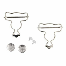 Milward: Lappuhaalarin solki 40mm + napit, hopea